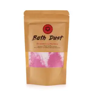 Strawberry Pavlova Bath Dust 190g | www.artisangoods.co.uk