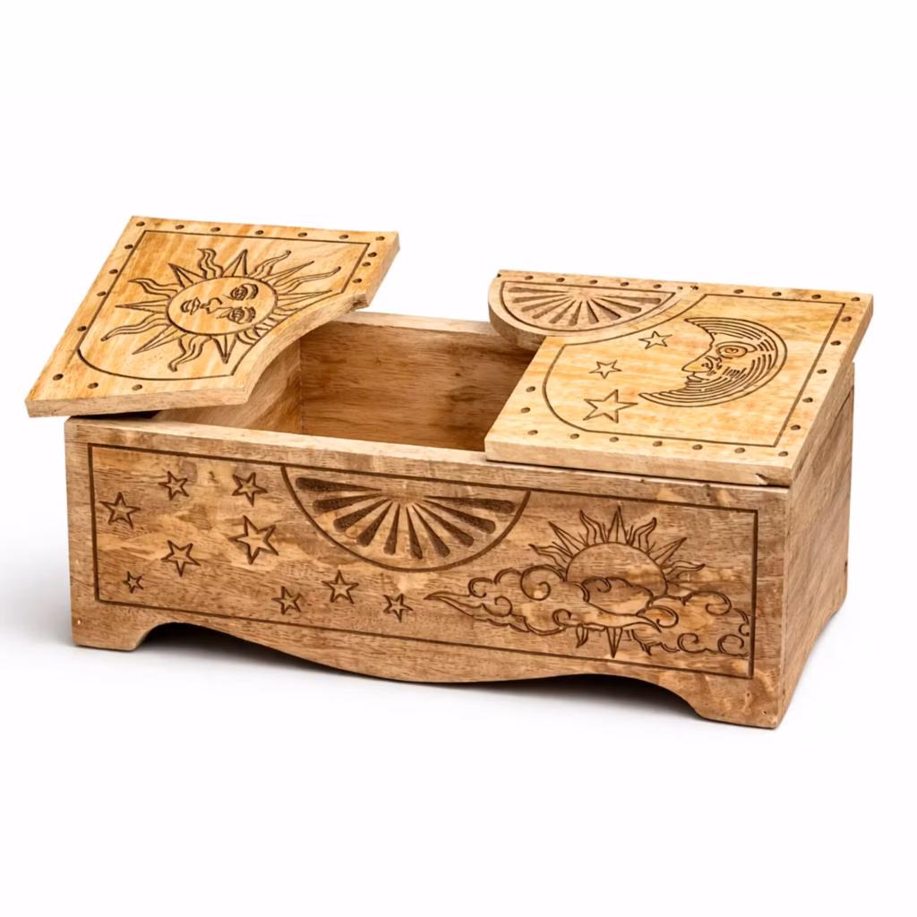 Sun & Moon Carved Sliding Box | www.artisangoods.co.uk 5 Sun & Moon Carved Sliding Box | www.artisangoods.co.uk 5