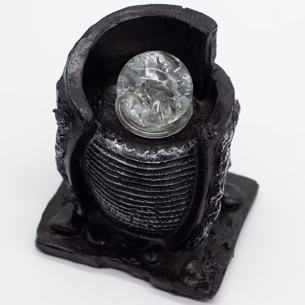 Tabletop Water Feature -15x13x20cm – Water Pot & Crystal Ball | www.artisangoods.co.uk 2