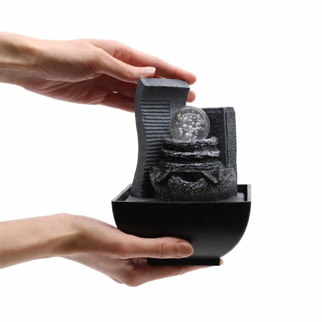 Tabletop Water Feature – 18cm – Cascading Rock Formation | www.artisangoods.co.uk 2