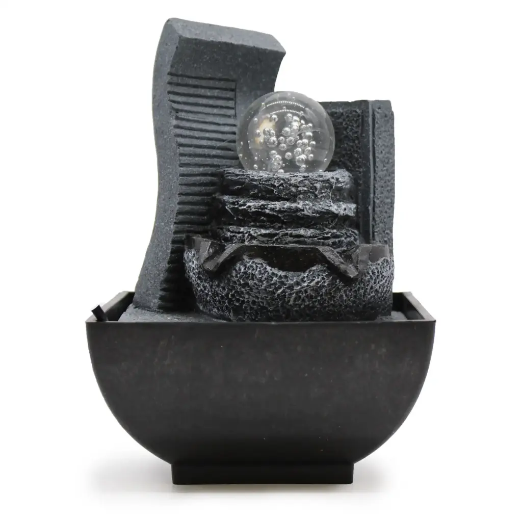Tabletop Water Feature – 18cm – Cascading Rock Formation | www.artisangoods.co.uk