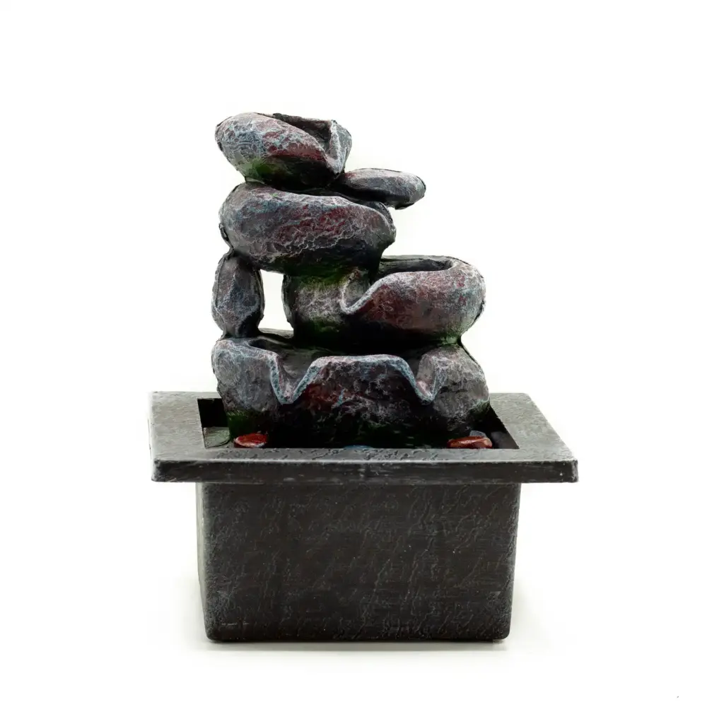 Tabletop Water Feature – 20cm – Cascading Pots | www.artisangoods.co.uk