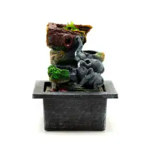Tabletop Water Feature – 20cm – Elephant in Love | www.artisangoods.co.uk 1