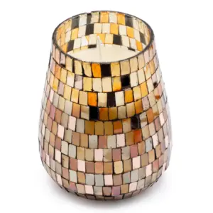 Tall Glass Jar Candles – Amber Mosaic | www.artisangoods.co.uk 5