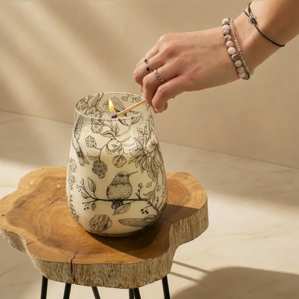 Tall Glass Jar Candles – Drawn by Flame | www.artisangoods.co.uk 5 Tall Glass Jar Candles – Drawn by Flame | www.artisangoods.co.uk 5