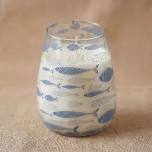 Tall Glass Jar Candles – Seabreeze | www.artisangoods.co.uk 4