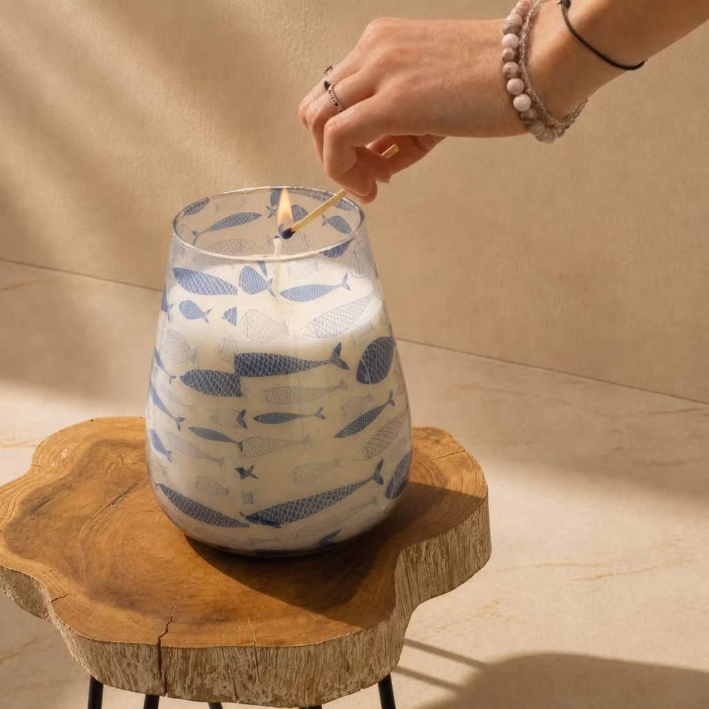 Tall Glass Jar Candles – Seabreeze | www.artisangoods.co.uk 5 Tall Glass Jar Candles – Seabreeze | www.artisangoods.co.uk 5