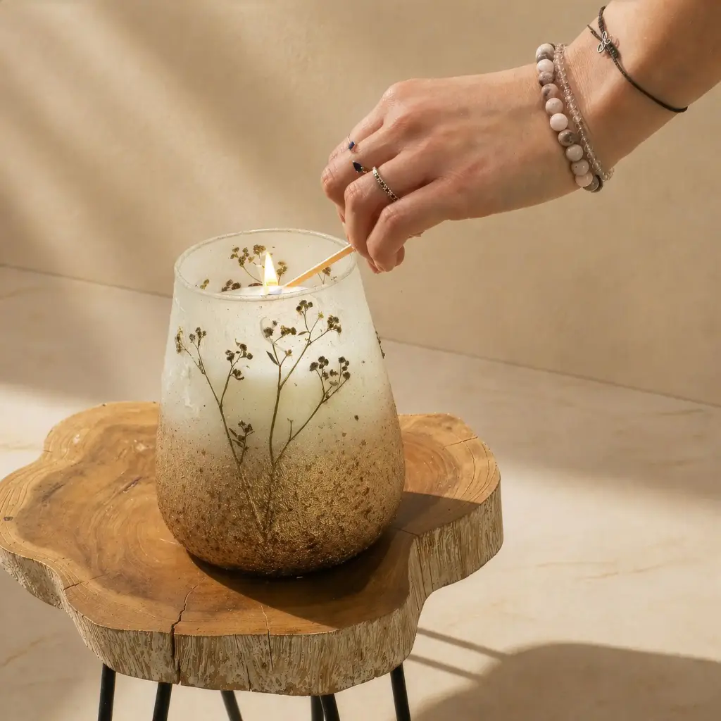 Tall Glass Jar Candles – Wildlight Woods | www.artisangoods.co.uk