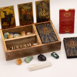 Three Section Tarot Box with Card Holder | www.artisangoods.co.uk 4