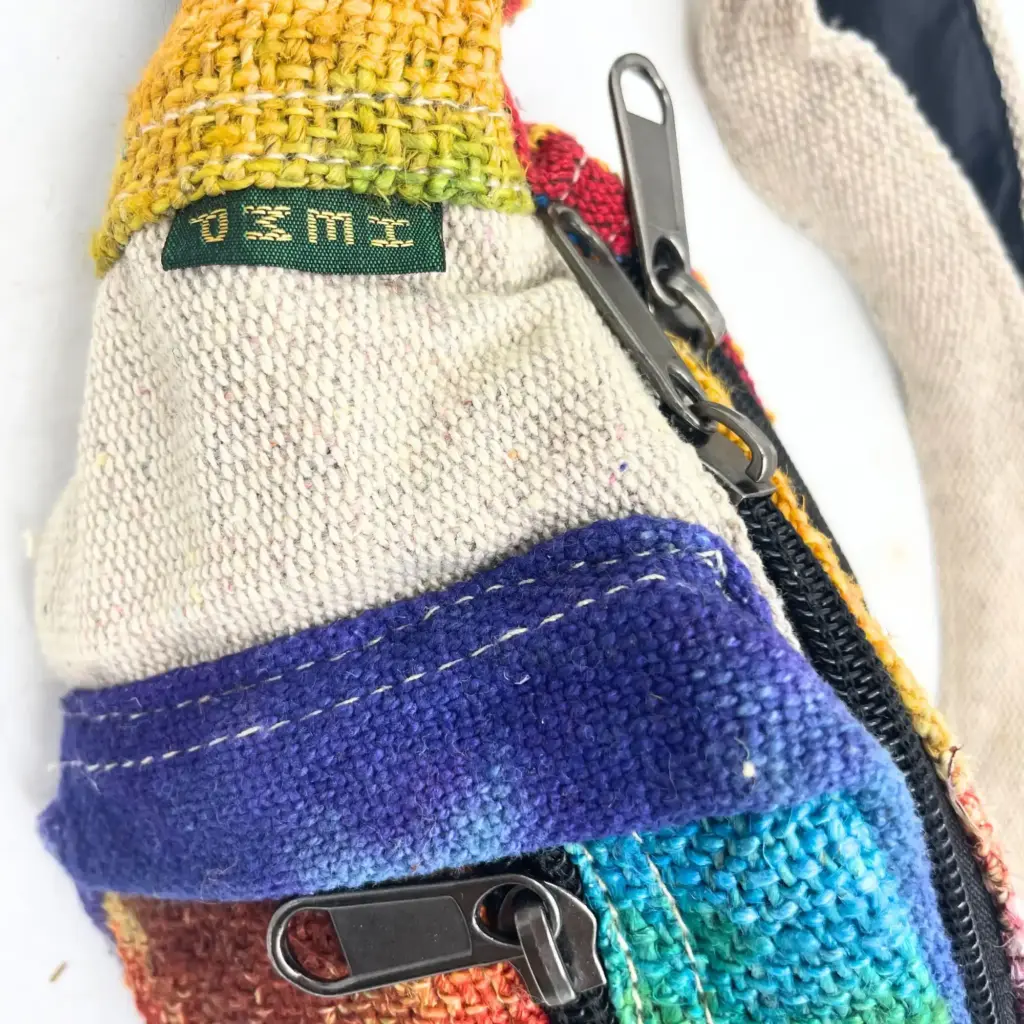 Tiedye Hemp Bum Bag | www.artisangoods.co.uk 4