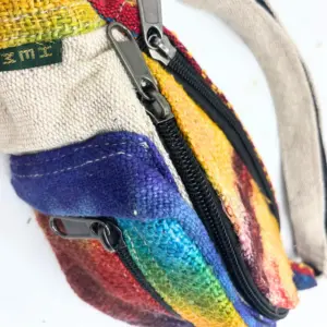 Tiedye Hemp Bum Bag | www.artisangoods.co.uk 2