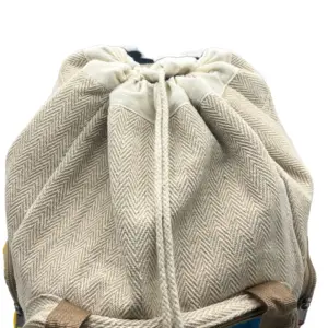 Tiedye Hemp Large Square Backpack | www.artisangoods.co.uk 3