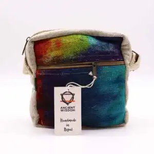 Tiedye Hemp Messegner Bag 1  Zip | www.artisangoods.co.uk 1