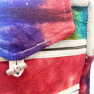 Tiedye Hemp Messegner Bag 2 Zip & Flop | www.artisangoods.co.uk 2