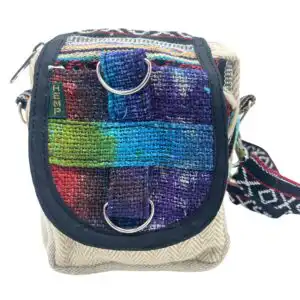 Tiedye Hemp Messenger Bag | www.artisangoods.co.uk 1