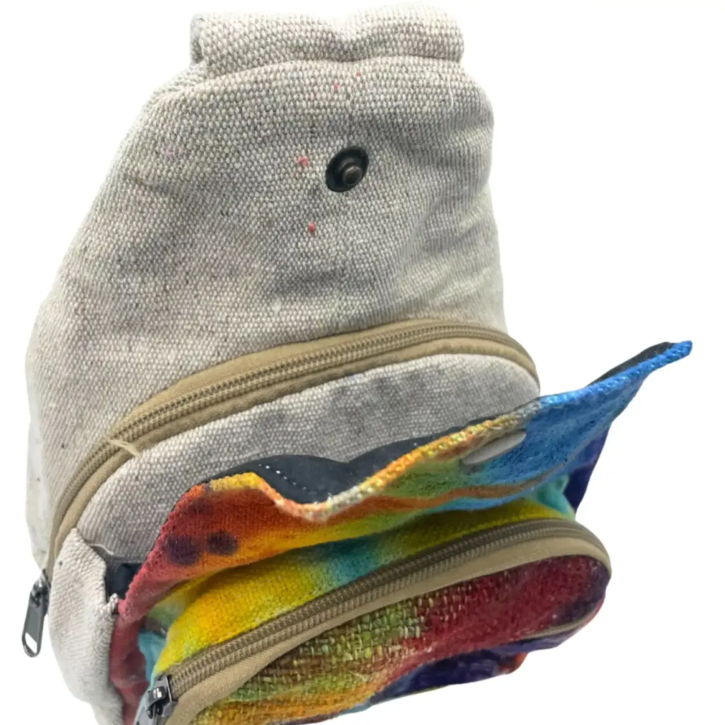 Tiedye Hemp Sling Shoulder Bag | www.artisangoods.co.uk 4