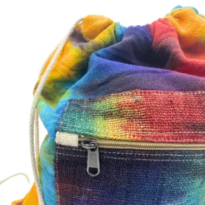 Tiedye Hemp String Bag | www.artisangoods.co.uk 2