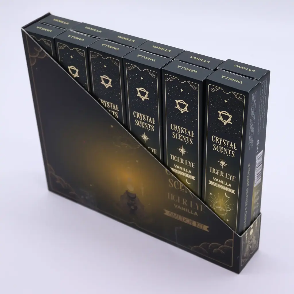 Tiger Eye Crystal Scents Smudge Incense – Vanilla | www.artisangoods.co.uk 3 Tiger Eye Crystal Scents Smudge Incense – Vanilla | www.artisangoods.co.uk 3