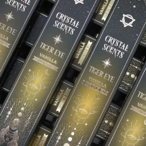 Tiger Eye Crystal Scents Smudge Incense – Vanilla | www.artisangoods.co.uk 2
