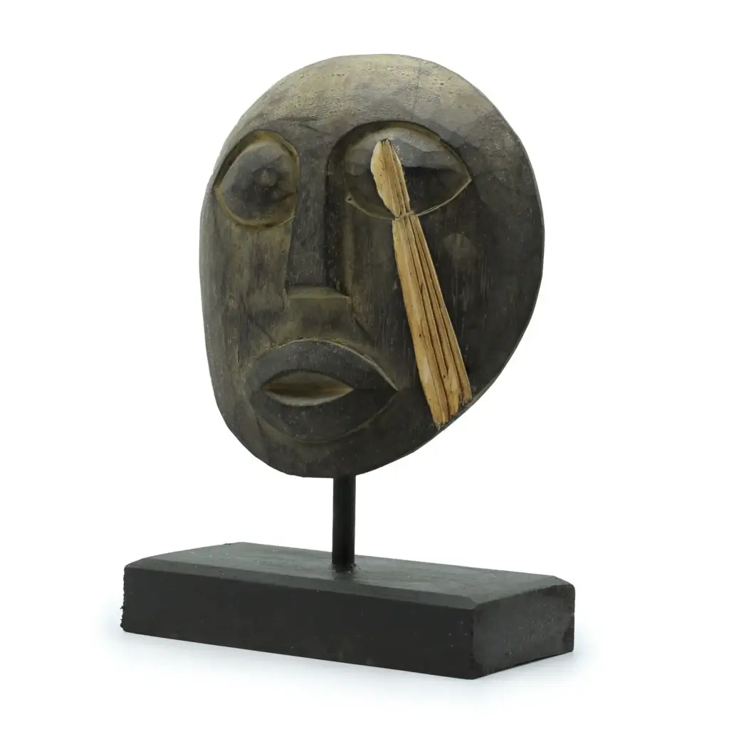 Timor Tribal Decorative Mask – Antique 27x20cm | www.artisangoods.co.uk 4