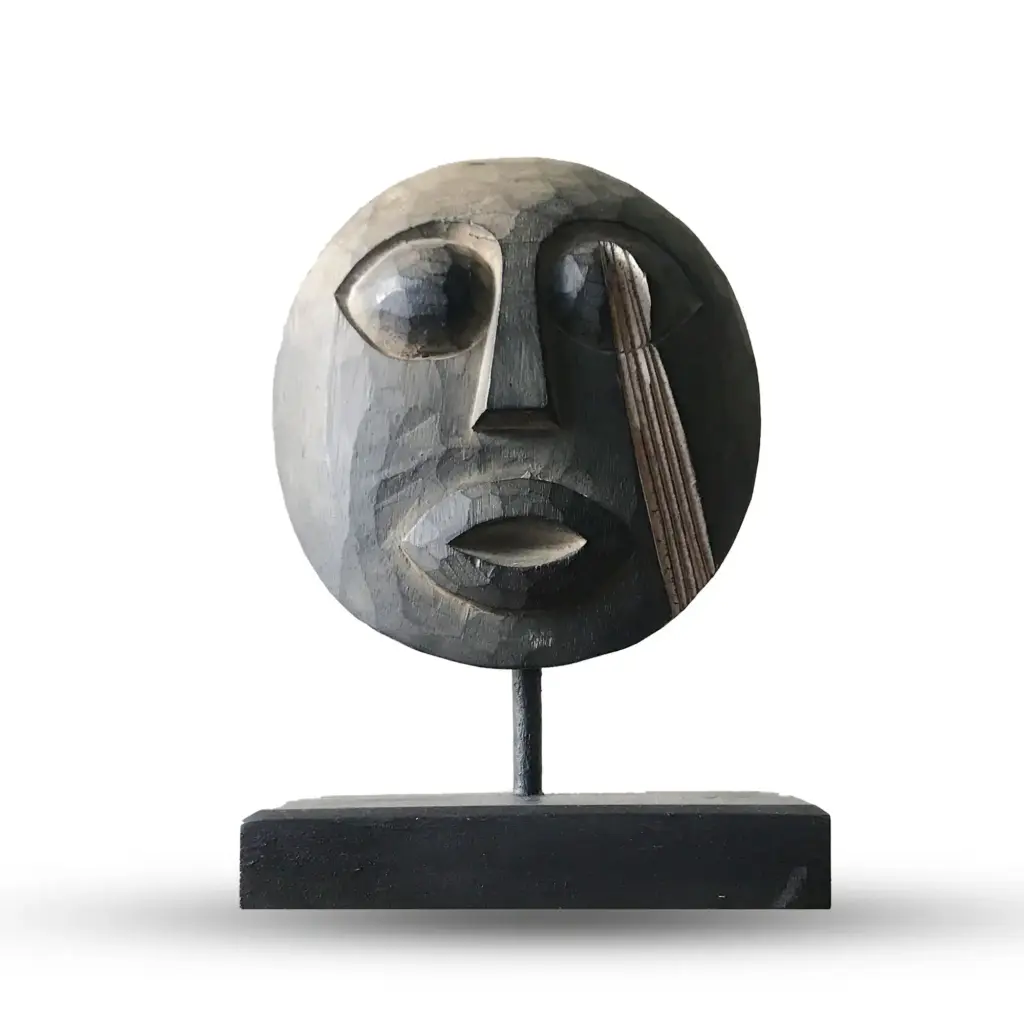 Timor Tribal Decorative Mask – Antique 27x20cm | www.artisangoods.co.uk