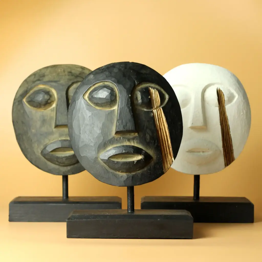 Timor Tribal Decorative Mask – Black 27x20cm | www.artisangoods.co.uk 6 Timor Tribal Decorative Mask – Black 27x20cm | www.artisangoods.co.uk 6