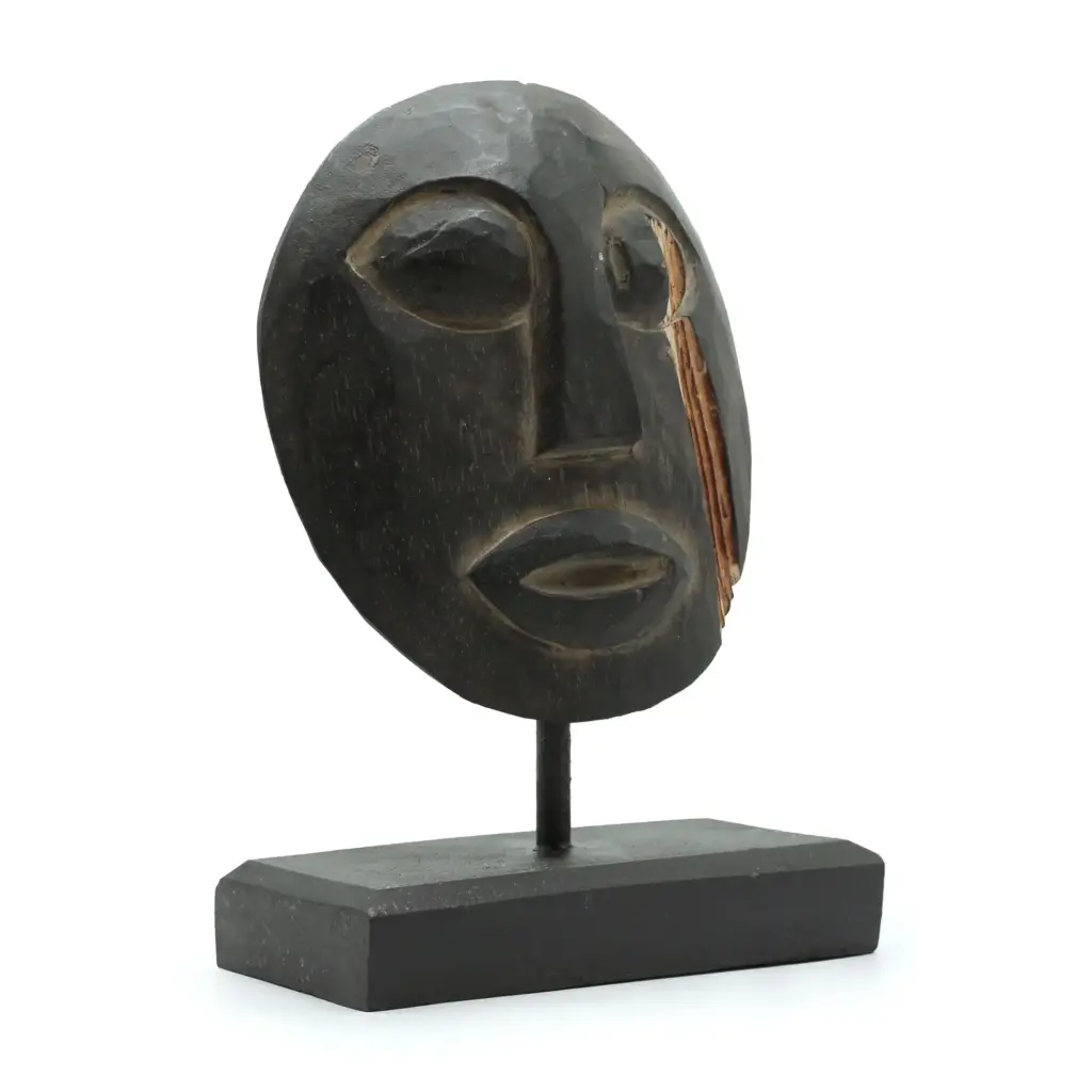 Timor Tribal Decorative Mask – Black 27x20cm | www.artisangoods.co.uk 4 Timor Tribal Decorative Mask – Black 27x20cm | www.artisangoods.co.uk 4