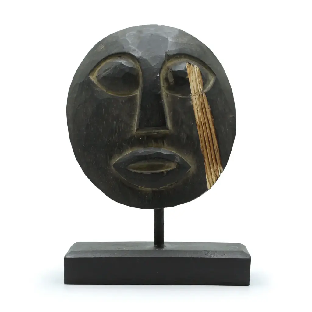 Timor Tribal Decorative Mask – Black 27x20cm | www.artisangoods.co.uk 2 Timor Tribal Decorative Mask – Black 27x20cm | www.artisangoods.co.uk 2