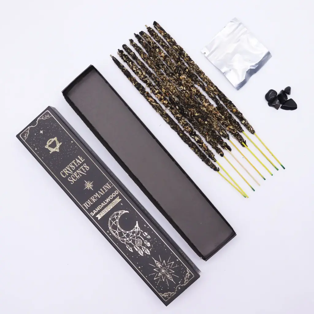 Tourmaline Crystal Scents Smudge Incense – Sandalwood | www.artisangoods.co.uk 5 Tourmaline Crystal Scents Smudge Incense – Sandalwood | www.artisangoods.co.uk 5