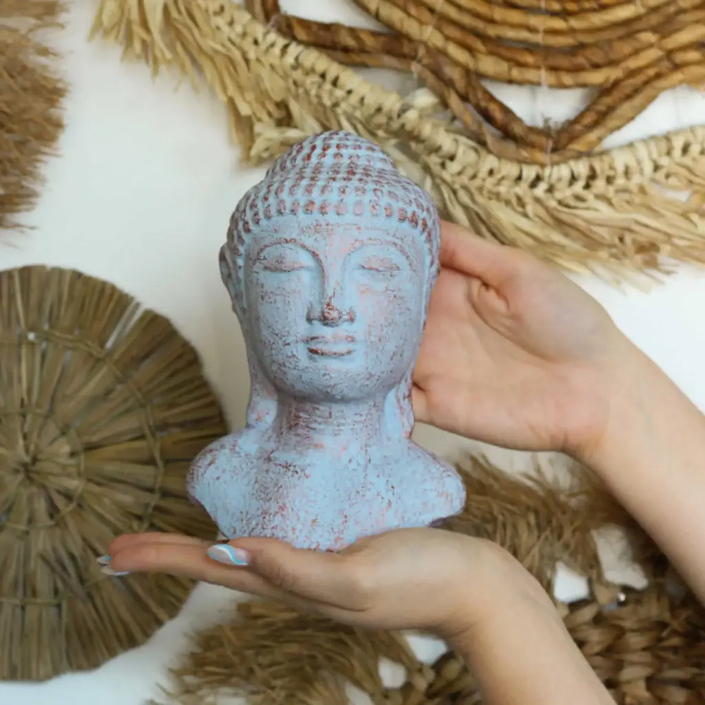 Tranquility Buddha Head – Blue Copper | www.artisangoods.co.uk 3 Tranquility Buddha Head – Blue Copper | www.artisangoods.co.uk 3