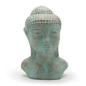 Tranquility Buddha Head  – Green Copper | www.artisangoods.co.uk 6
