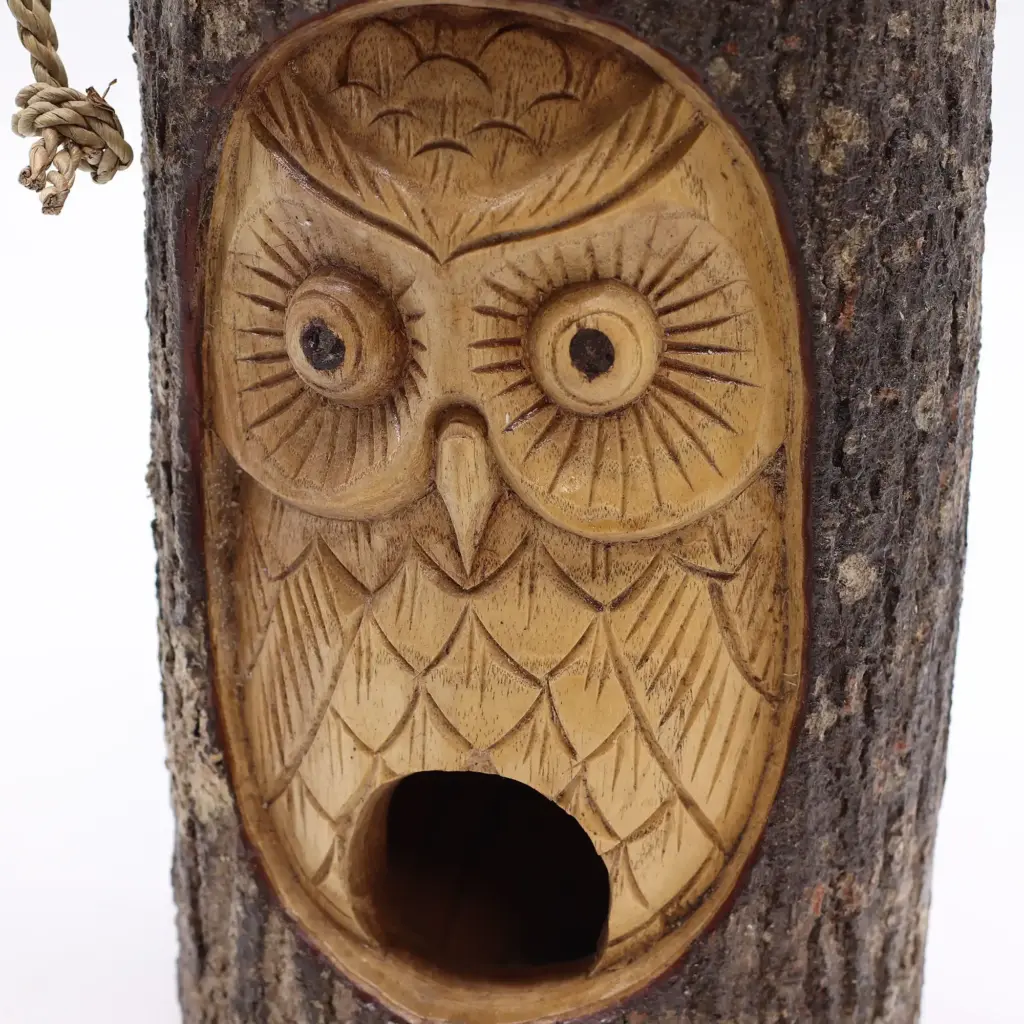 Tree Trunk Face – Bird House – Wise Owl | www.artisangoods.co.uk 5 Tree Trunk Face – Bird House – Wise Owl | www.artisangoods.co.uk 5