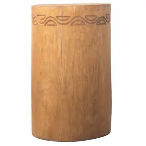 Tribal Stool / Table –  Albasia – Natural | www.artisangoods.co.uk 2