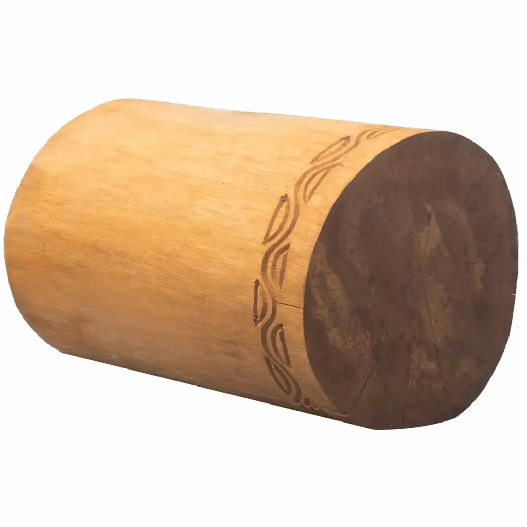 Tribal Stool / Table –  Albasia – Natural | www.artisangoods.co.uk