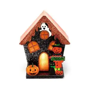 Trick or Treat Pumpkin House Halloween LED Decoration | www.artisangoods.co.uk 1