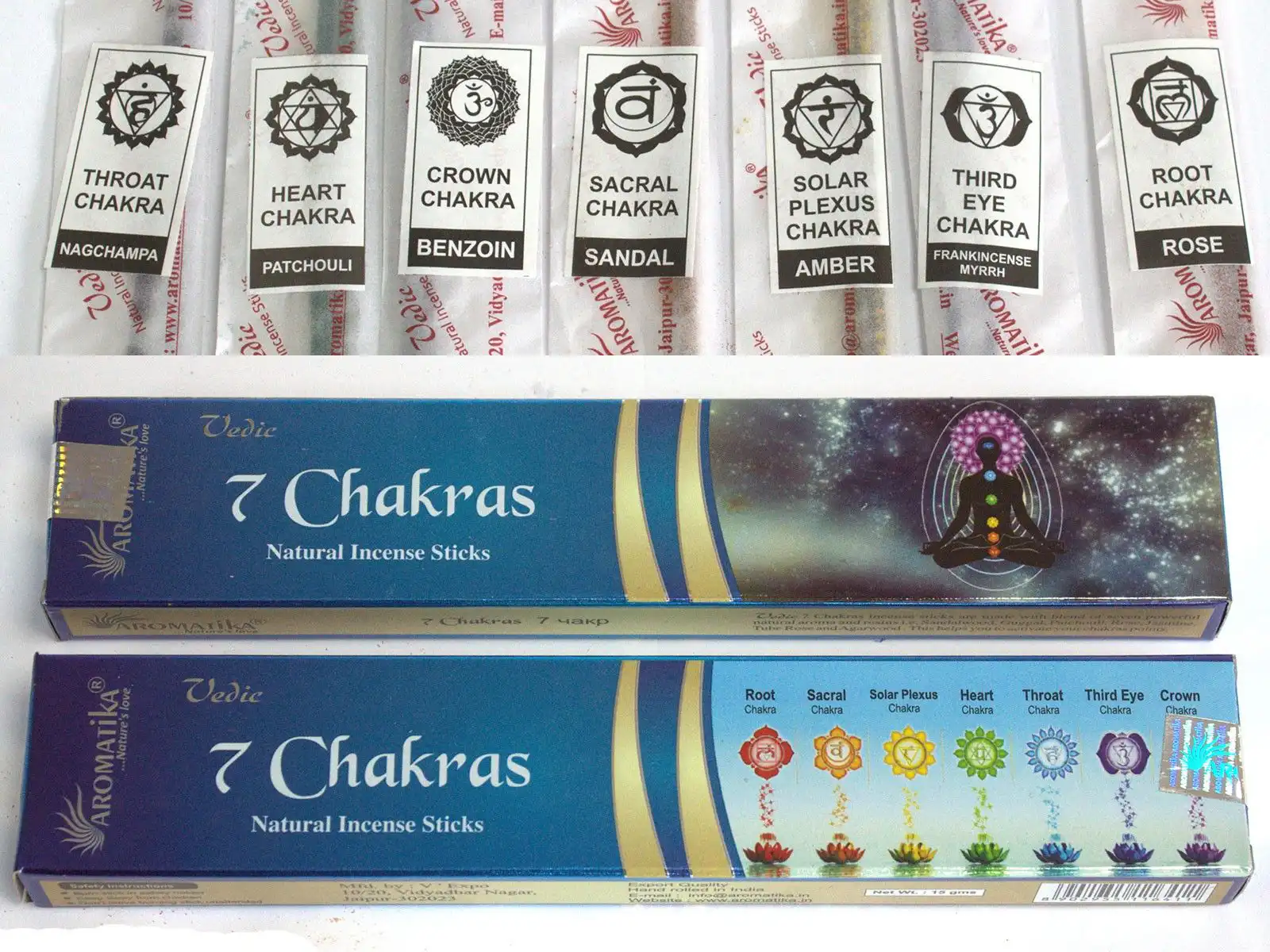 Vedic – Incense Sticks – 7 Chakras | www.artisangoods.co.uk 4 Vedic – Incense Sticks – 7 Chakras | www.artisangoods.co.uk 3