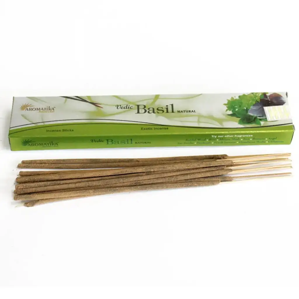 Vedic -Incense Sticks – Basil | www.artisangoods.co.uk Vedic -Incense Sticks – Basil | www.artisangoods.co.uk