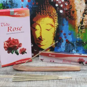 Vedic -Incense Sticks – Rose | www.artisangoods.co.uk 2