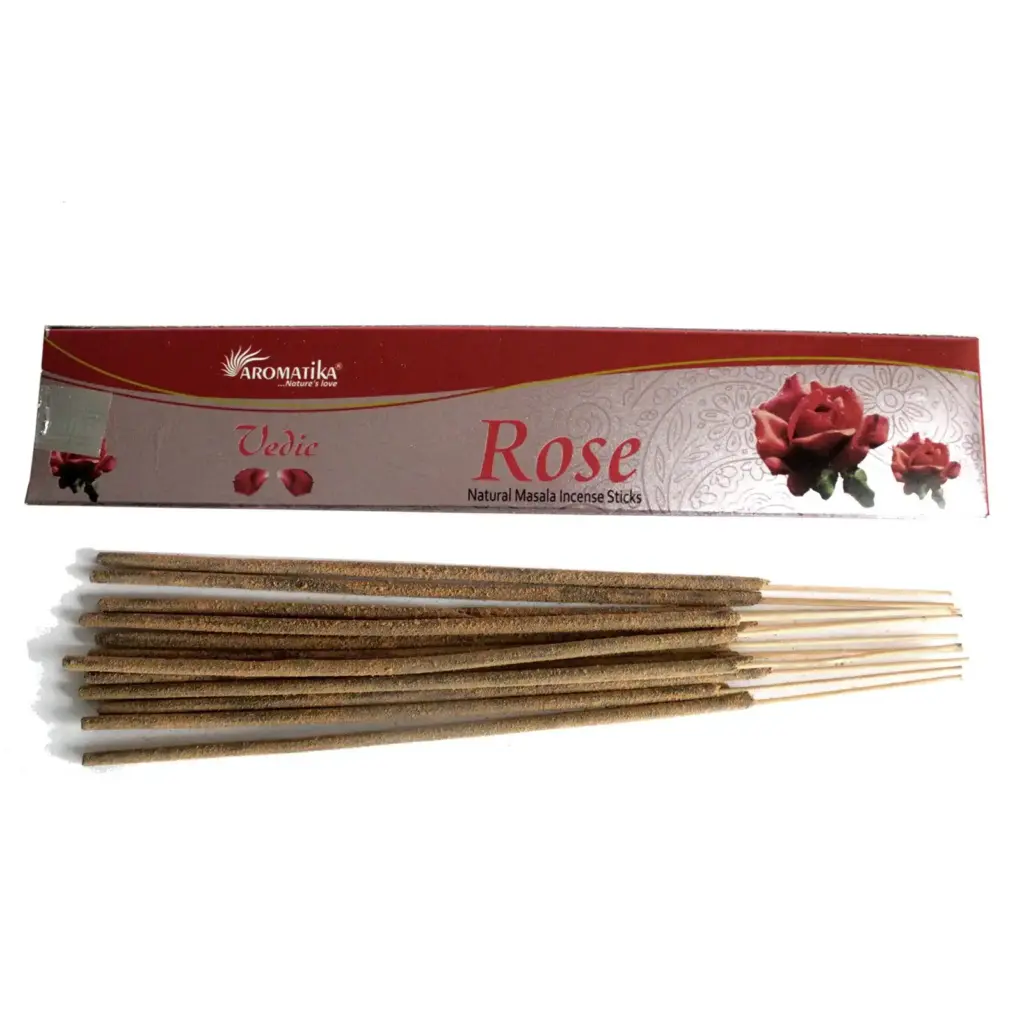 Vedic -Incense Sticks – Rose | www.artisangoods.co.uk