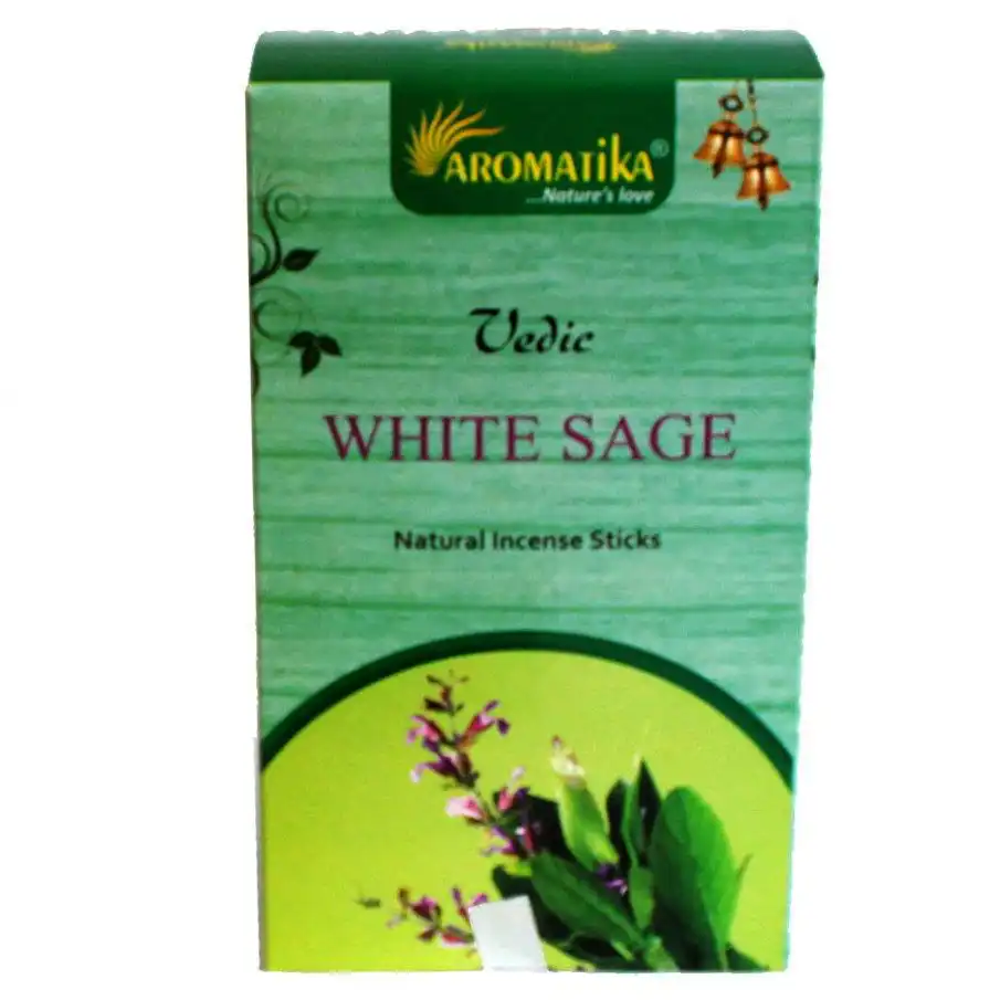 Vedic -Incense Sticks – White Sage | www.artisangoods.co.uk 4 Vedic -Incense Sticks – White Sage | www.artisangoods.co.uk 3