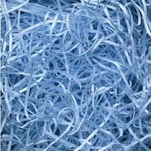 Very Fine Shredded paper – Sky Blue (0.5KG) | www.artisangoods.co.uk