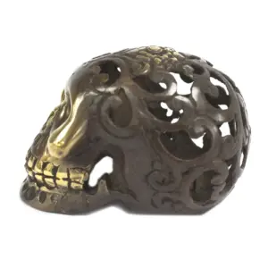 Vintage Brass Skull – Med | www.artisangoods.co.uk 4
