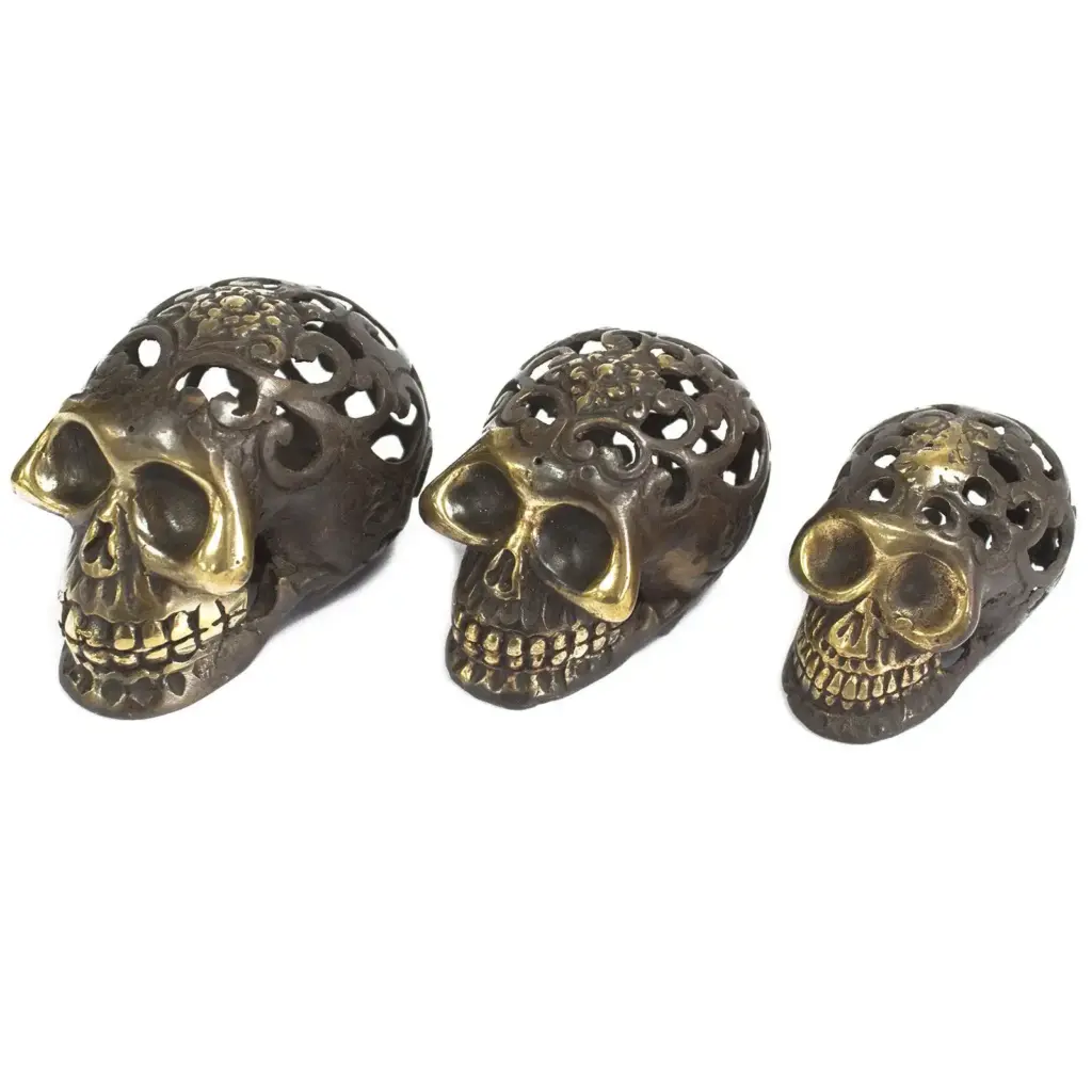 Vintage Brass Skull – Small | www.artisangoods.co.uk 4