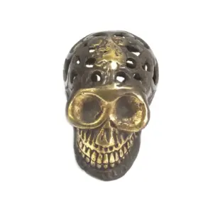 Vintage Brass Skull – Small | www.artisangoods.co.uk 2