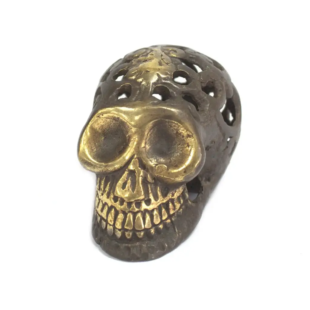 Vintage Brass Skull – Small | www.artisangoods.co.uk