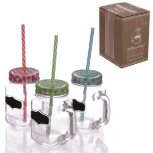 Vintage Drinking Jar and Chalkboard – Green | www.artisangoods.co.uk 3