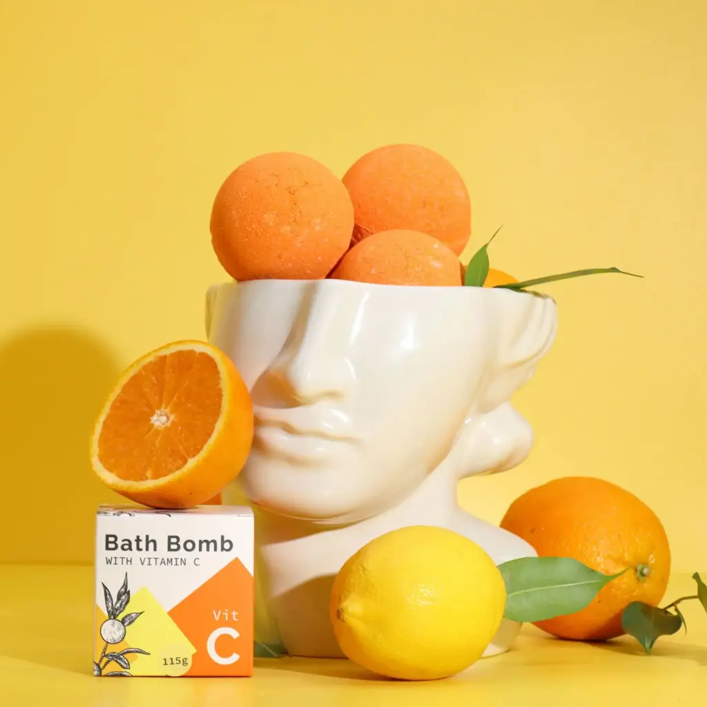 Vitamin C Infused Bath Bomb with Essential Oils | www.artisangoods.co.uk 6