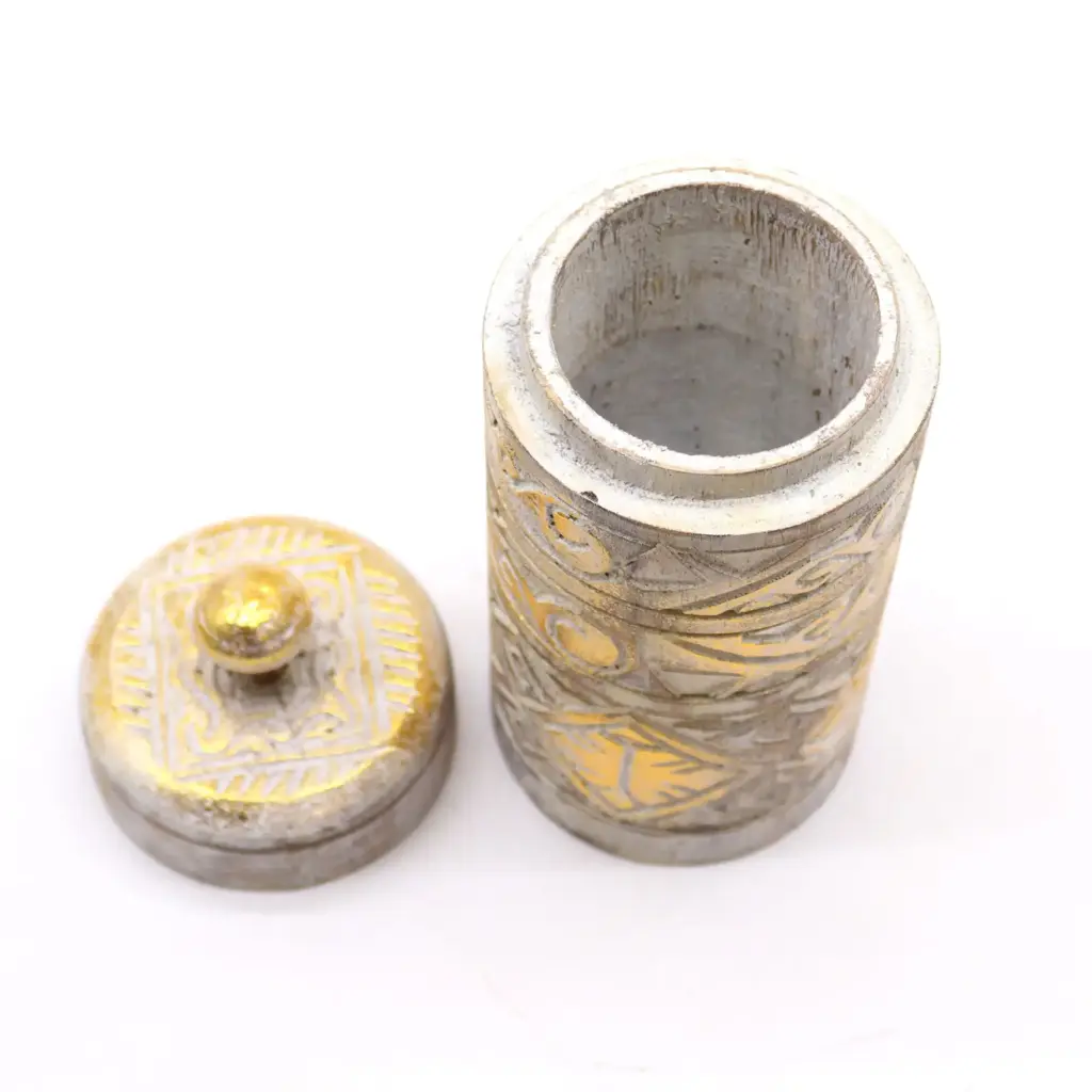 White & Gold – Tall Container | www.artisangoods.co.uk 2 White & Gold – Tall Container | www.artisangoods.co.uk 2