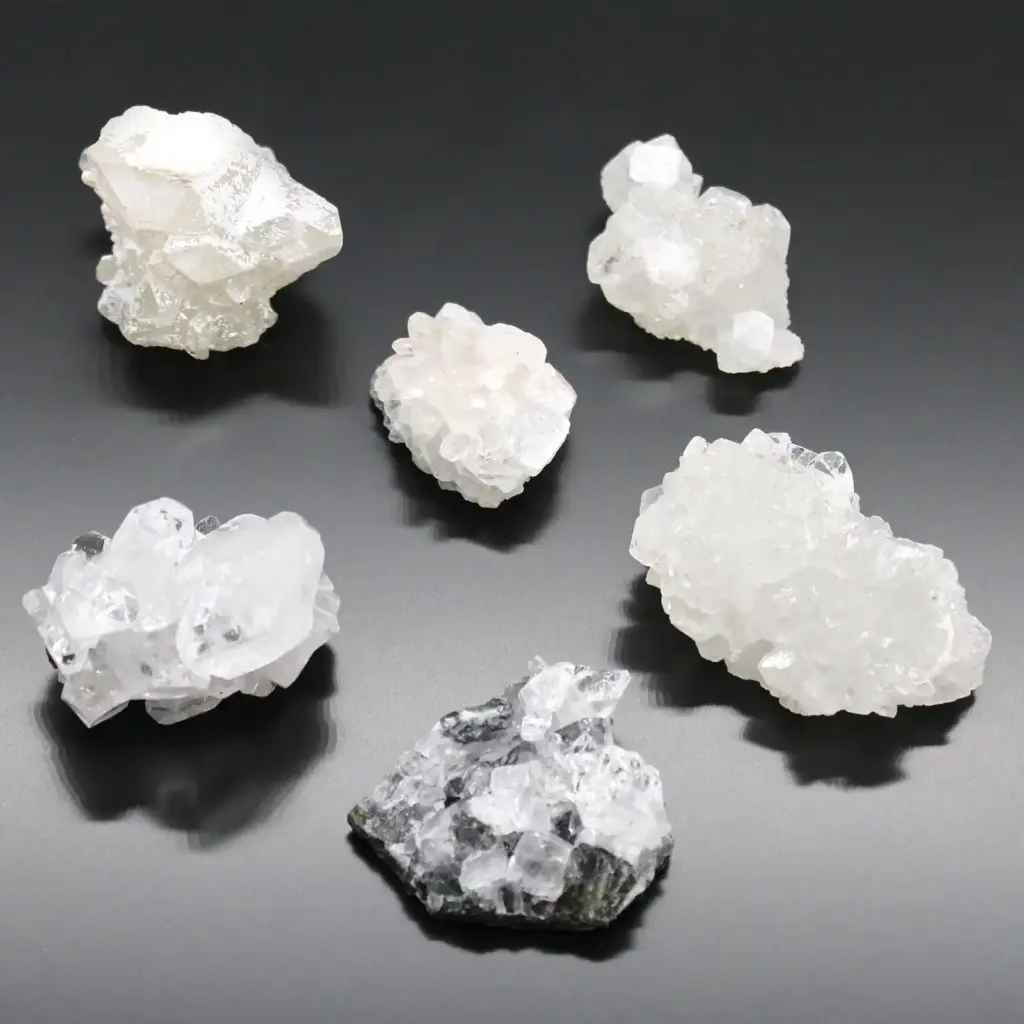 White Apophyllite Clusters 20-30mm | www.artisangoods.co.uk 5