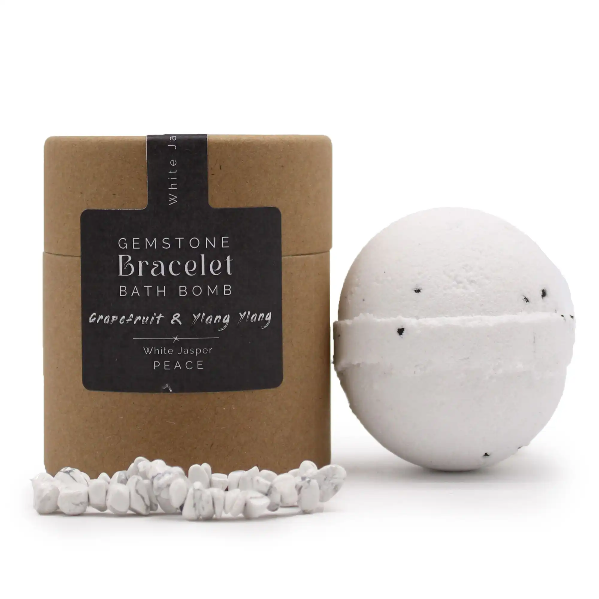 White Jasper Gem Bracelet Bath Bomb | www.artisangoods.co.uk 3 White Jasper Gem Bracelet Bath Bomb | www.artisangoods.co.uk 2